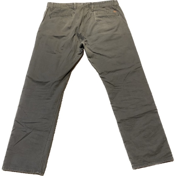 Dockers Straight Leg Grey Pants | Dockers Khakis | Dickies |  36" x 32" - Picture 3 of 4